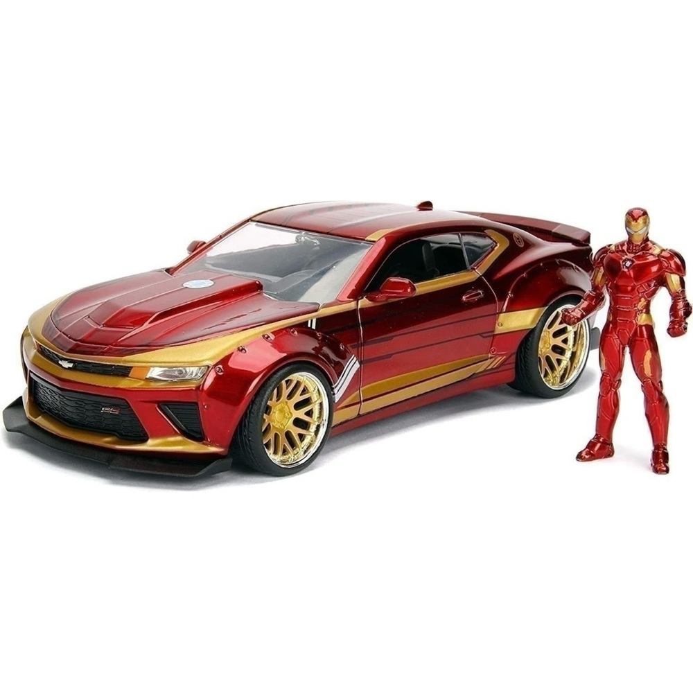 Jada Marvel The Avengers Iron Man and 2016 Chevy Camaro